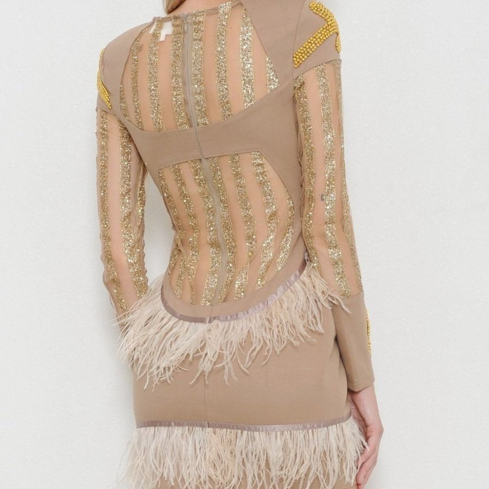 GLAM ALL OVER MINI DRESS - Picture 2 of 3